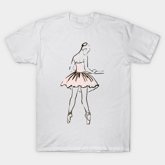 Ballerina T-Shirt by Olga Berlet